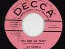 R&B Popcorn Soul 45 LEW CONETTA You Got Me Crazy DECCA VG+ promo HEAR
