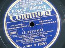 Claire Croiza Francis Poulenc Bestiaire Columbia D 15041 78 trs RPM NM