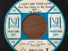 THE BALLAD'S - I Can't See Your Love (For The Tears In My Eyes) VEE JAY PROMO 45