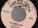 THE FIVE STARS So Lonely Baby / Hey Juanita 45 EX Doo Wop Blues Boys Kingdom