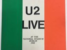 U2 LP 1980 “ LIVE “ AT THE NATIONAL STADIUM DUBLIN EX/EX RARE   UNOFFICIAL TITLE