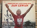 Signed Jan Lewan Vinyl Good Bye My Love J-B 1001 Poland Polish Music Autographed