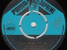 DERRICK MORGAN  NEVER GONNA GIVE UP  UK ORIG  EARLY 70s STUMBLING BLOCK NEXT CUT