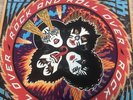 KISS VINYL LP ROCK AND ROLL OVER CASABLANCA BLUE TEARDROPS ORIGINAL INNER SLEEVE