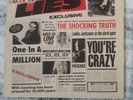Guns N' Roses, GN'R Lies vinyl LP, Uncensored 1st press. Record.