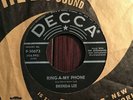 45 RPM Brenda Lee DECCA 30673 Ring My Phone / Little Jonah ROCKABILLY  VG+