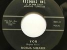 NORMA SHEARER You / Tonight's The Night MAGIC RECORDS MEMPHIS Girl Teen Soul