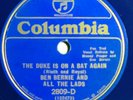 Ben Bernie and All The Lads - The Duke Is On A Bat Again -Columbia 2809