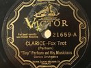 VICTOR 21659 ; TINY PARHAM AND HIS MUSICIANS Clarice/ Snake Eyes