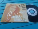 celine DION autogramm 45T d'amour ou d'amitié signed live concert PARIS olympia