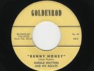 '57 KY. Rockabilly/Rockaballad HAROLD SHUTTERS Bunny Honey GOLDENROD M- HEARBOTH