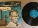 Unforgettable Songs By Nat King Cole Near Mint Vinyl Record LP