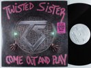 TWISTED SISTER Come Out And Play ATLANTIC LP VG++/NM die-cut cover promo *