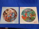 Set of 2 Disney Soundtrack Picture Disc Records, Pinocchio The Fox & The Hound