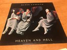 Black Sabbath Heaven And Hell LP 1980 Vertigo Vinyl Dio EX/EX Record Rock