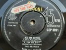 The Beatles All My Loving UK 45 7