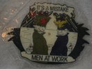 MEN AT WORK - IT'S A MISTAKE - SHAPED PICTURE DISC - NEW NEVER PLAYED - OOP