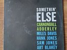 CANNONBALL ADDERLEY 'Somethin Else LP Miles Davis Art Blakey Sam Jones Blue Note