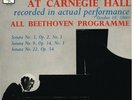 Beethoven: Sonatas N.3, 9, 22 Sviatoslav Richter: at Carnegie Hall 19.10.1960