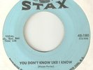 SAM AND DAVE You Dont Know Like I Know STAX  NORTHERN SOUL USA 45
