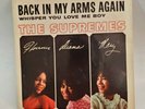 Supremes BACK IN MY ARMS AGAIN / WHISPER YOU LOVE.. (SOUL 45/PS) #1075 PLAYS VG+