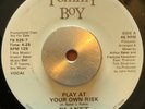 Planet Patrol - Play At Your Own Risk 7” US Tommy Boy Rap Electro 1982 EX