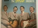 The Chirping Crickets LP Brunswick 54038 Buddy Holly Deep Groove Textured Cover