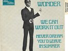 STEVIE WONDER WE CAN WORK IT OUT FRENCH 45 PS 7