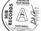 SIDNEY BARNES STANDING ON SOLID GROUND /MAN IN A MILLION HIB DEMO AUTOGRAPHED