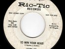 DETROIT NORTHERN SOUL 45 - LAURA LEE on RIC-TIC - TO WIN YOUR HEART - HEAR