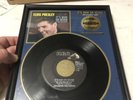 ELVIS PRESLEY RIAA PLATINUM RECORD IN PLAQUE NUMBERED ITS NOW OR NEVER (kt)