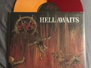 Slayer - Hell Awaits LP - RED ORANGE SPLIT COLORED Vinyl - thrash metal gatefold