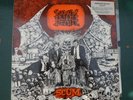 NAPALM DEATH - SCUM LP - EARACHE MOSH 3 - 1987 - UK - ORANGE COVER - EXCELLENT