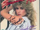 Samantha Fox Love Authentic Signed Touch Me 45 RPM Album Sleeve BAS #BB83091