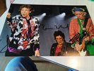 Original hand signed Rolling Stones by Ronnie Wood ,Keith Richards & Mick Jagger
