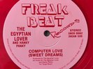 RARE Egyptian Lover - Computer Love / And My Beat Goes Boom PINK Vinyl VG++