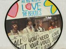 THE BEATLES All You Need Is Love 20th Anniv PICTURE DISC VINYL 7