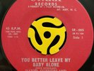 Rockabilly 45 - David Sutherland -You Better Leave My Baby Alone- Stark M- HEAR