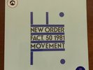 NEW ORDER - Movement - FOPP / HMV special LIMITED EDITION CLEAR VINYL - RARE