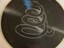 METALLICA  ITALY 1992  PICTURE DISC RARE. NEVER PLAYED  PR002 BLACK PIC DISC
