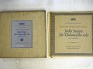 Johann Sebastian Bach: 6 suites for cello solo Archiv 198 356-58 German 3LP