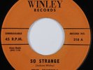 Doo Wop 45 JESTERS So Strange WINLEY VG++ HEAR