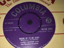 JIMMY BOWEN ROCK N ROLL SILVER COLUMBIA 7” WARM UP TO ME BABY/I TRUSTED YOU 45
