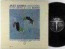 Stan Getz, Luiz Bonfa, Maria Toledo - Jazz Samba Encore LP - Verve - V-8523 Mono