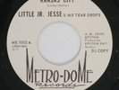 Funk Soul 45- Little Jr. Jesse– Giving Up on Love-Metro-Dome RARE  VG+ HEAR