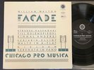 FACADE   REFERENCE RR -17 45 RPM AUDIOPHILE WILLIAM WALTON PRO MUSICA 1984 NM LP
