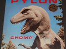 PYLON chomp USA LP new sealed LIMITED reissue RED & BLACK VINYL die-cut cover