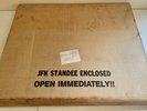 JFK STANDEE DISPLAY CARDBOARD CUT OUT MOVIE STANDEE WITH ORIGINAL BOX