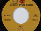 Rock 45 KINKS Days REPRISE VG+ HEAR
