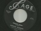 ROCKABILLY - LONNIE BARRON - TEENAGE QUEEN - HEAR -1957 SAGE